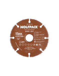 Disco Corte Madera / Plastico Ø 115 mm. Filo De Carburo De Tungsteno