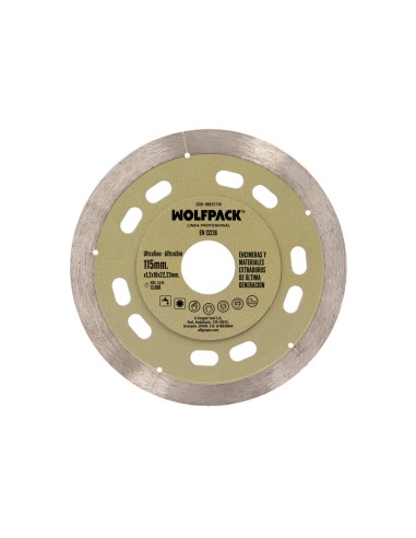 Disco Diamante Ø 115 mm. Materiales de Ultima Generación. Segmento de 10 mm.