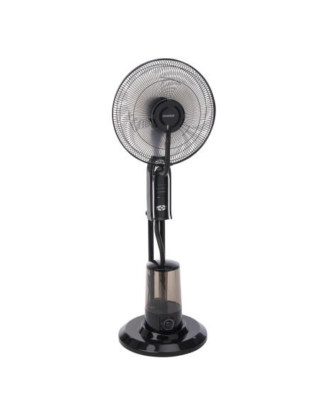 Ventilador Nebulizador, 3 Aspas de Gran Tamaño Ø 40 cm. Motor Cobre 75 Watt. Temporizador, Mando a Distancia Ventilador Con Agua