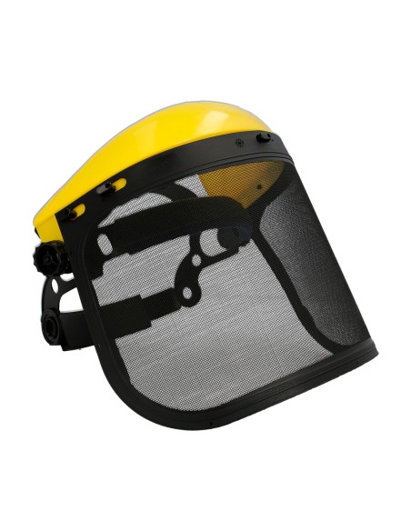 Protector Facial Con Arnes (Rejilla) Protección Facial Ajustable Malla protectora.