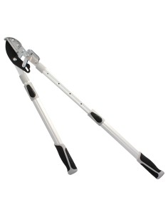 Tijeras Podar 2 Manos Yunque. Telescopica de 68 a 95 cm. Mango Aluminio Multiplicador Fuerza, Corte Ø 35 mm. Empuñadura TPR