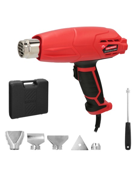 Pistola Aire Caliente 2000 Watt. 2 Potencias Con Accesorios. Decapador, Pistola Decapar Aire Caliente