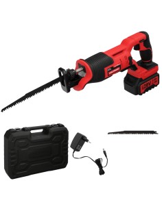 Sierra De Sable 20 V. Bateria 4 Ah. Cambio Rapido de Hoja. Madera 100 mm. / Acero 6 mm.