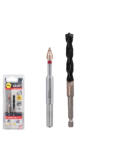 Broca Alpen Materiales Porcelanicos Muy Duros Ø 6 mm. Kit 2 brocas. Sin Refrigeración,