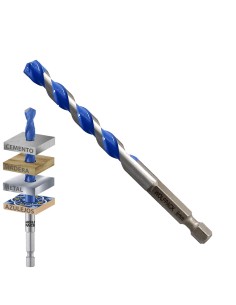 Broca Universal Hexagonal Ø 8,0 mm. (Blister 1 pieza)