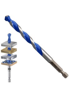 Broca Universal Hexagonal Ø 10,0 mm. (Blister 1 pieza)