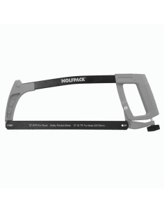 Arco Sierra Aluminio Con Empuñadura Doble Profesional. Con Hoja Acero HSS, Sierra de Arco Profesional, Sierra Metal Profesional,