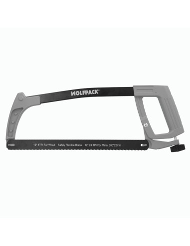 Arco Sierra Aluminio Con Empuñadura Doble Profesional. Con Hoja Acero HSS, Sierra de Arco Profesional, Sierra Metal Profesional,