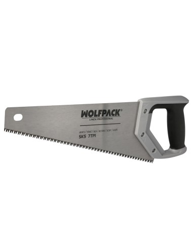 Serrucho Carpintero Bimaterial 350 mm. / 14" Acero SK5 Triple Afilado Sierra Carpintero, Serrucho Carpinteria, Sierra Costilla