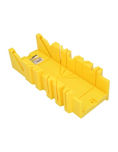 Guia Ingletes Plastico 10,5x 30 cm. Caja Ingletes, Caja Sierra Ingletadora, Guia Ingletadora. 3 Angulos