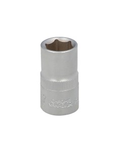 Llave Vaso 1/2" Hexagonal 14 mm. Perfil de 6 caras. Acero Cromo Vanadio, Aristas Redondas