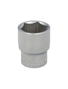 Llave Vaso 1/2" Hexagonal 23 mm. Perfil de 6 caras. Acero Cromo Vanadio, Aristas Redondas