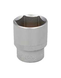 Llave Vaso 1/2" Hexagonal 32 mm. Perfil de 6 caras. Acero Cromo Vanadio, Aristas Redondas