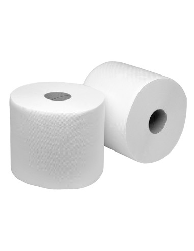 Papel Secamanos 650 Servicios (Pack 2 Rollos) Apto Uso Alimentario Doble Capa Celusosa 100%