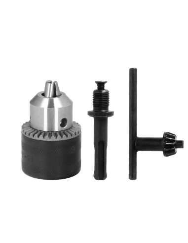 Adaptador Martillo SDS Plus A Portabrocas Ø 13 mm.mm. porta Brocas Con Llave, Adaptador Sds, Sds A Brocas