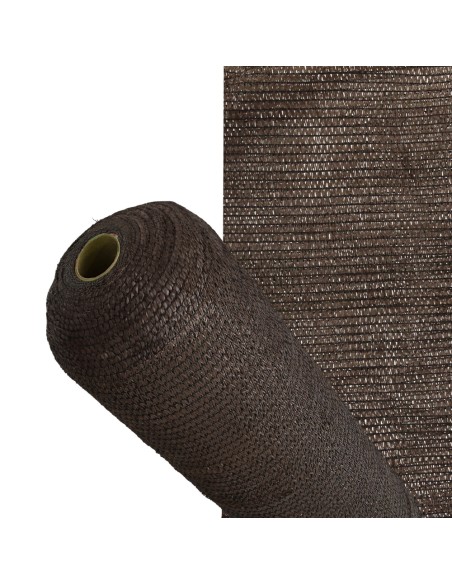 Malla Sombreo Rollo 3,0 x 50 metros, Reduce Radiación, Protección Jardín y Terraza, Regula Temperatura, Color Marrón