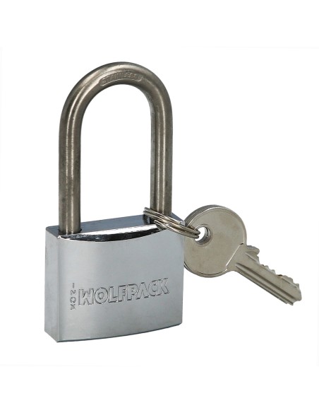 Candado Inoxidable Arco Largo 40mm.