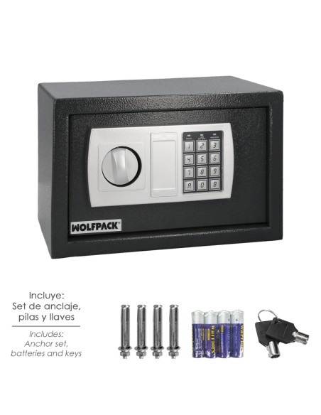Caja Fuerte Sobreponer Electrica 31x20x20 cm.