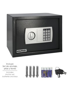 Caja Fuerte Sobreponer Electrica 35x25x25 cm.