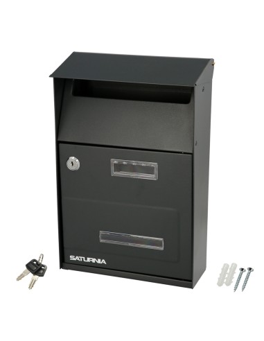 Buzon Exterior Country Gris Oscuro 215 x 320 x 105 mm.