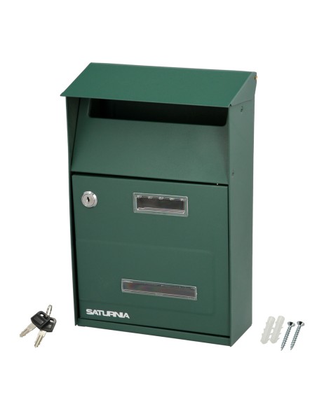 Buzon Exterior Country Verde 215 x 320 x 105 mm.