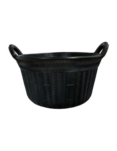 Espuerta Goma Carbonera 30 Litros Con Asas Base y Laterales Reforzado. Espesor 1 cm. Espuerta Obra, Cubo Goma Obra