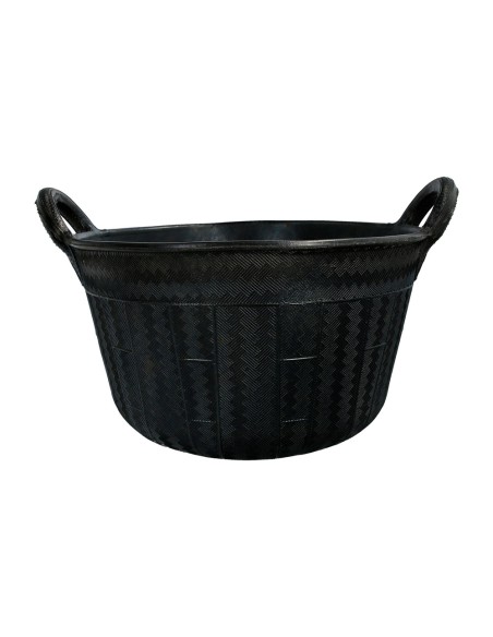 Espuerta Goma Carbonera 30 Litros Con Asas Base y Laterales Reforzado. Espesor 1 cm. Espuerta Obra, Cubo Goma Obra