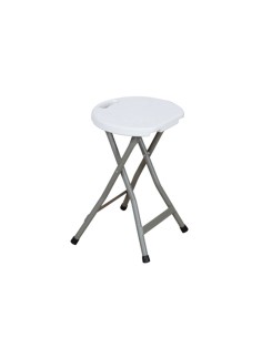 Taburete Plegable Ø 33x46 cm. Taburete Camping, Playa, Jardín Terrazas, Excursiones, Etc.