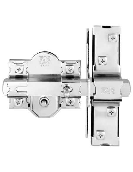 Cerrojo Seguridad Fac 946-RP/80 Serie UVE Niquelado Antibumping