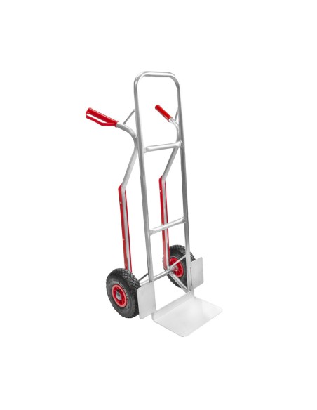 Carretilla Almacen / Sacos Aluminio Rueda Neumática