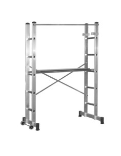 Andamio Aluminio Móvil Altura Máxima 3 Metros. Escalera Doble, Escalera Tijera, Escalera Profesional, Escalera Telescopica,