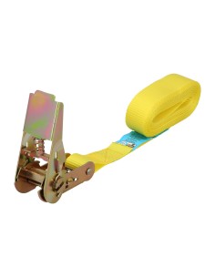 Cinta De Amarre Con Ratchet 4 metros x 25 mm. Trinquete Metalico Automatico, Cincha, Eslinga Mercancia, Correa Sujeción