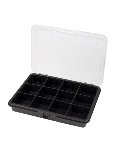 Organizador Plastico 12 Compartimentos 180x128x32 mm. Caja Almacenaje, Malentin Organizador, Organizador Plastico