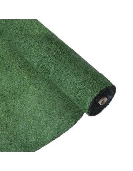 Cesped Artificial 7 mm. Rollo 1x25 mt. Césped Moqueta Para Interior y Exterior. Jardín, Terraza, Balcón. Uso Domestico