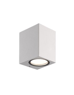 Lampara Aplique Cuadrado GU10 IP65 Color Blanco Aplique Techo, Luz Jardín, Lámpara Jardín, Luz Exterior, Aplique Jardín