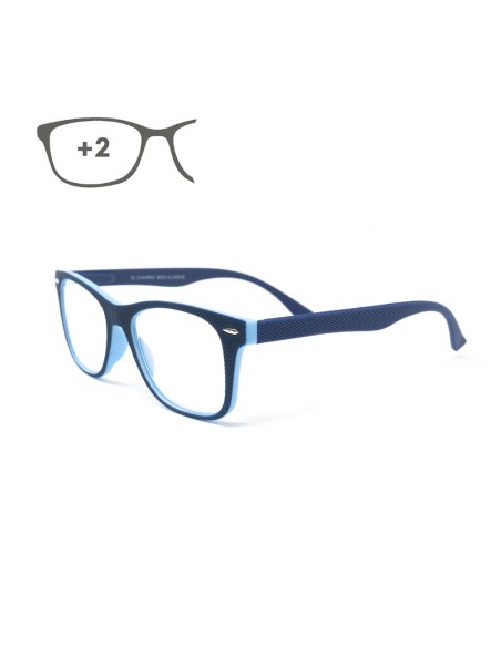 Gafas Lectura Illinois Azules. Aumento +2,0 Gafas De Vista, Gafas De Aumento, Gafas Visión Borrosa