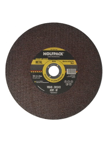 Disco Corte Abrasivo Metal Ø 300 x Ø 32 mm. Espesor 3,2 mm. Disco Radial / Amoladora Universal Con Todas Las Amoladoras