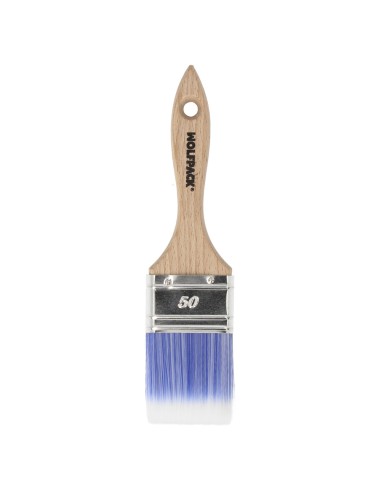 Paletina Profesional Plus Ancho 50 mm. Cerdas Sintenticas PBT, Mango Madera Haya Ergonomico, Brocha Pintor, Pincel Pintura
