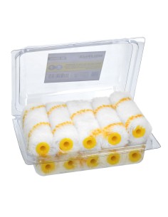 Rodillo Recambio Para Esmalte Acrilico 100 mm. Set 10 Rodillos. Rodillo poliamida, Rodillo Pintura Acrilica