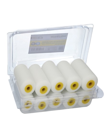 Rodillo Espuma Recambio Para Esmalte Acrilico 100 mm. Set 10 Rodillos. Rodillo Espuma, Rodillo Pintura Acrilica