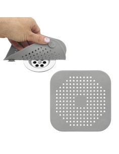 Protector Desagüe Silicona Cocina Baño 145 x 145 mm.