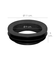 Junta Labiada Para Manguito Inodoro Ø 90 mm.wc,tubo De Desagüe De Inodoro, Conexión De Tubo Inodoro. 2