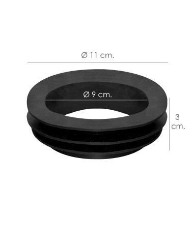Junta Labiada Para Manguito Inodoro Ø 90 mm.wc,tubo De Desagüe De Inodoro, Conexión De Tubo Inodoro.