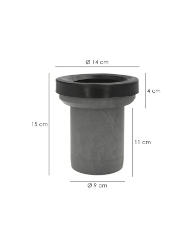 Manguito Inodoro PVC Recto Ø 90 mm