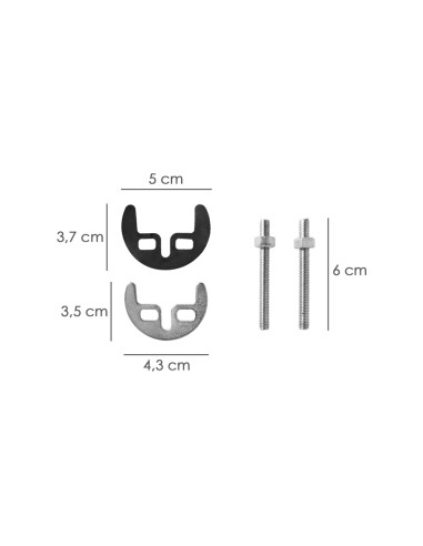 Kit Instalacion Monomandos, Fijación Monomandos, Tornillos Para Grifos, Sujección De Grifos, Sujección Para Monomandos.