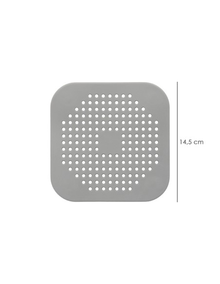 Protector Desagüe Silicona Cocina Baño 145 x 145 mm.