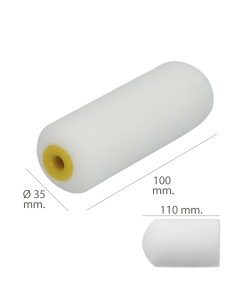 Rodillo Espuma Recambio Para Esmalte Acrilico 100 mm. Set 10 Rodillos. Rodillo Espuma, Rodillo Pintura Acrilica 2