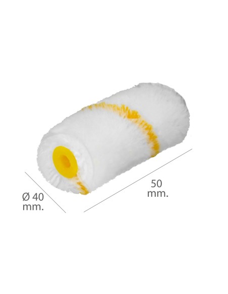 Rodillo Recambio Para Esmalte Acrilico 50 mm. Set 10 Rodillos. Rodillo poliamida, Rodillo Pintura Acrilica