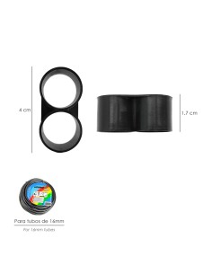 Estrangulador Final Para Tuberias Goteo Ø 16 mm. (Bolsa 100 Piezas) Riego Por Goteo, Microaspersión, Riego Por Nebulizacion 2