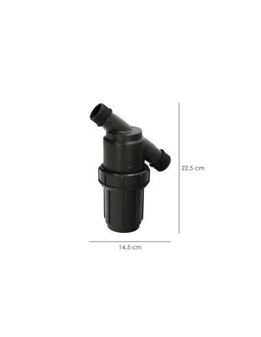 Filtro Con Malla Interior 1" Para Sistema De Goteo (Malla 100 Mesh) Riego Por Goteo, Microaspersión, Riego Por Nebulizacion